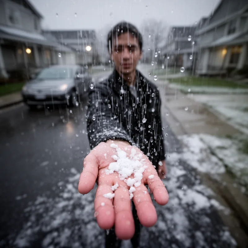to sleet
