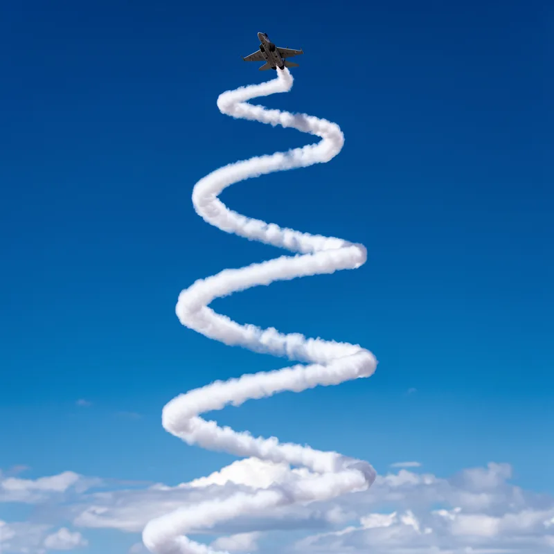 to corkscrew