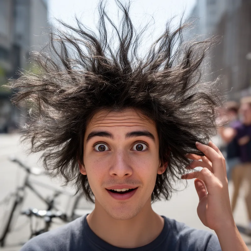 wild hairdo