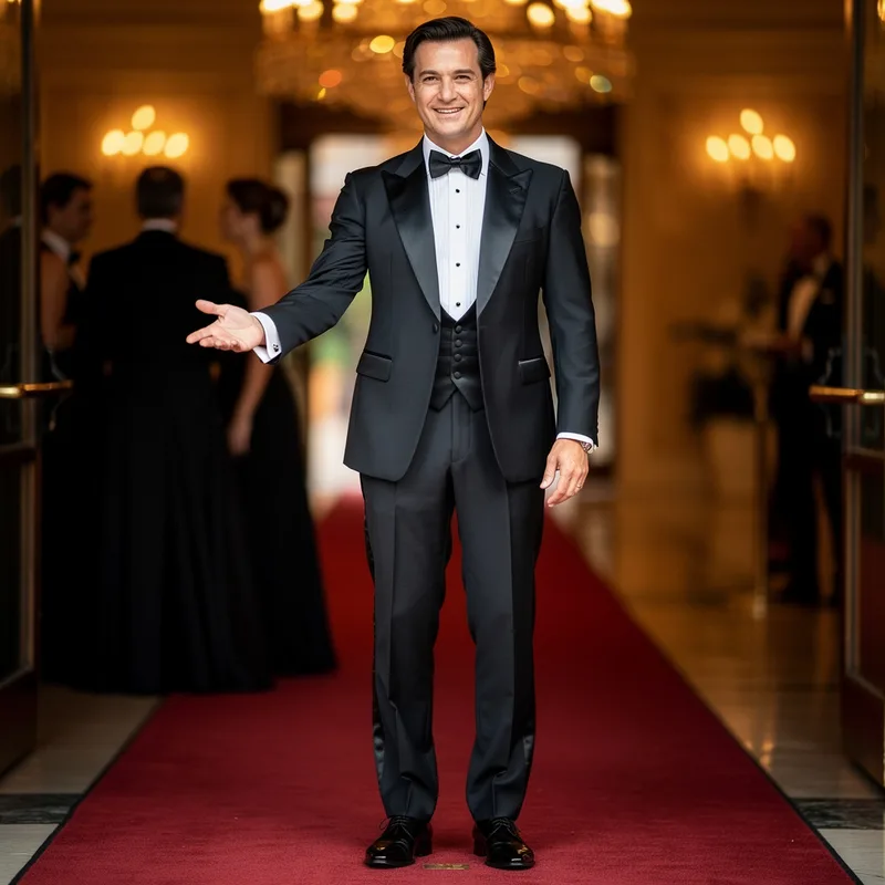 tuxedoed