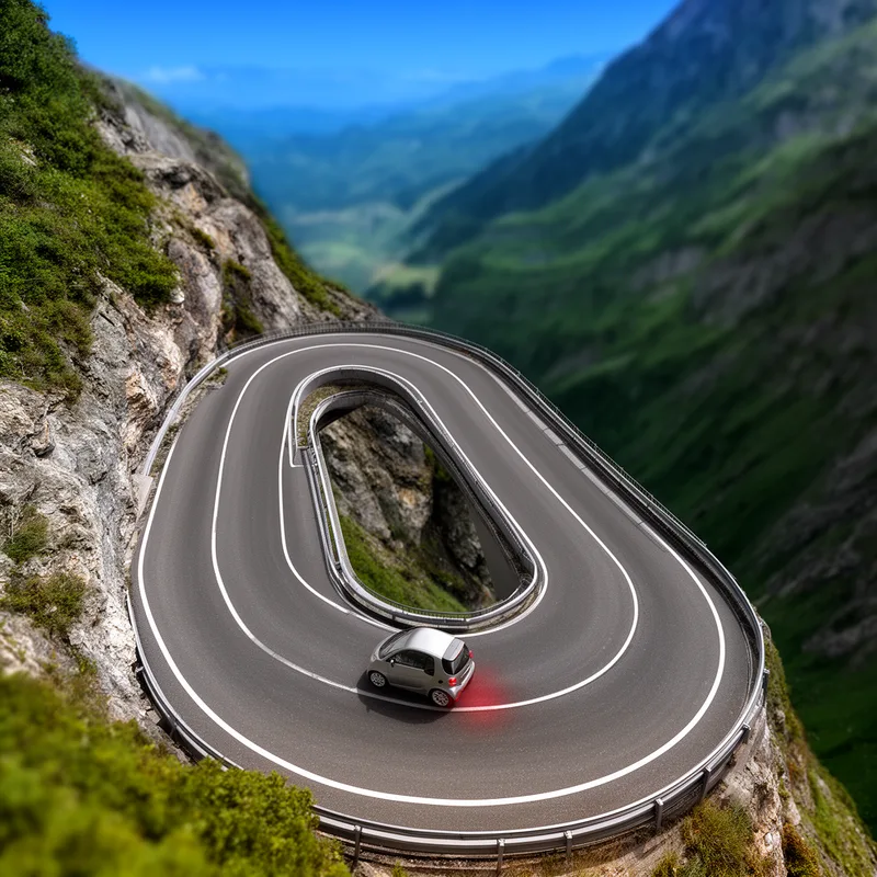 hairpin bend