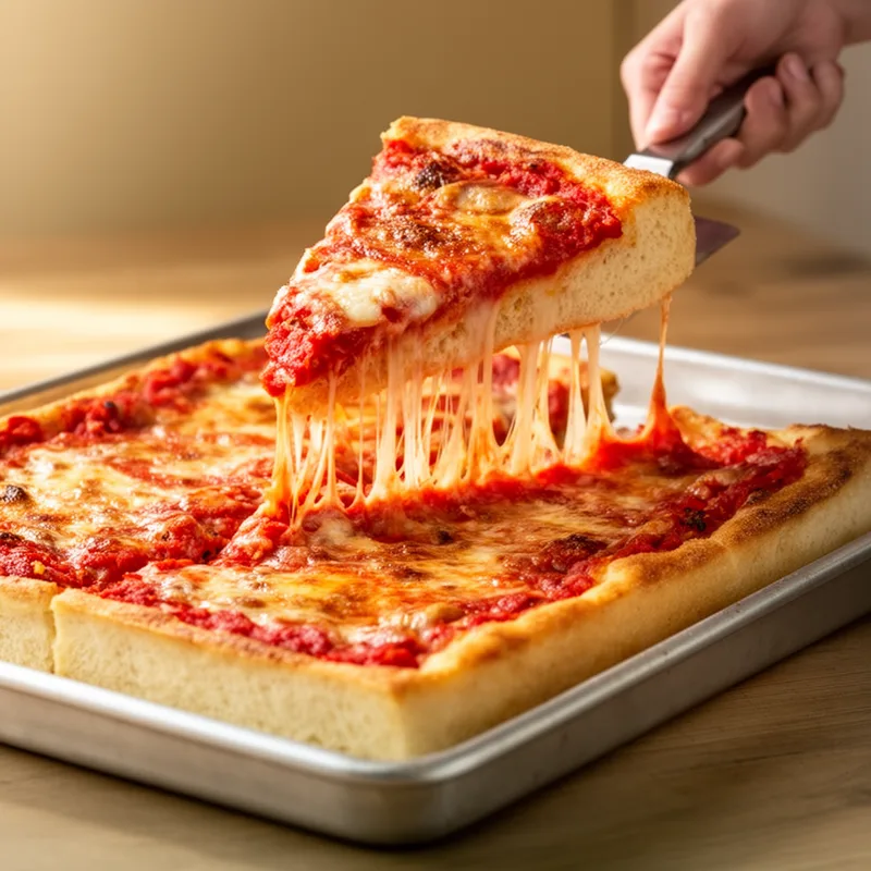 Sicilian pizza