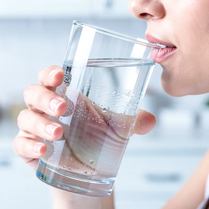 drinking water