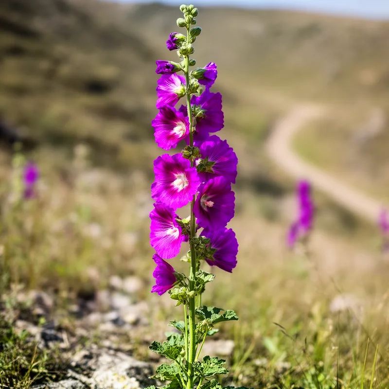 wild hollyhock