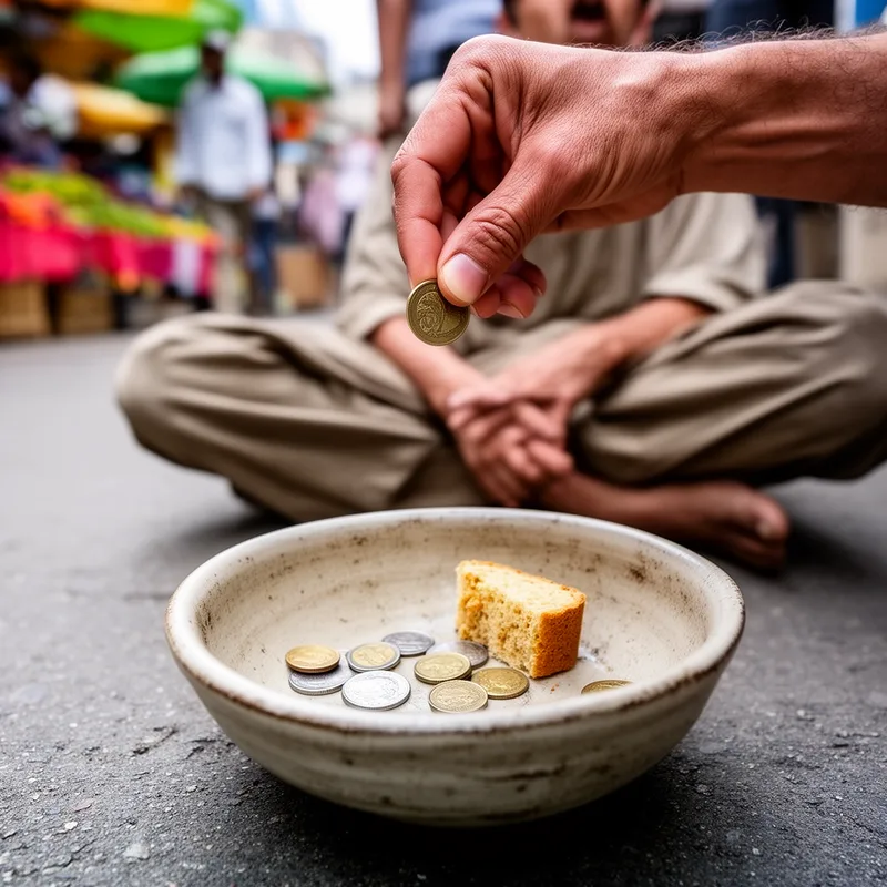 begging bowl