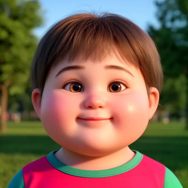 moon-faced