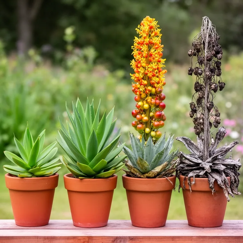 monocarpic plant