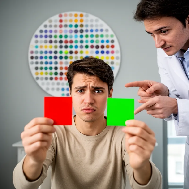 color-blind person