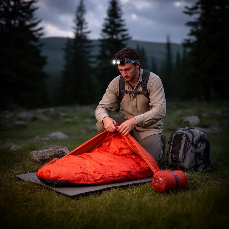 to set up a bivvy
