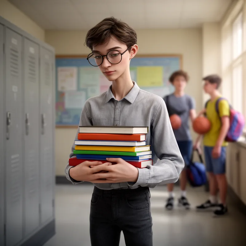 pencil-necked nerd