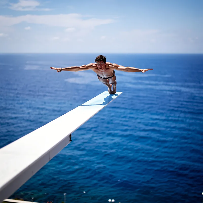 to take the plunge