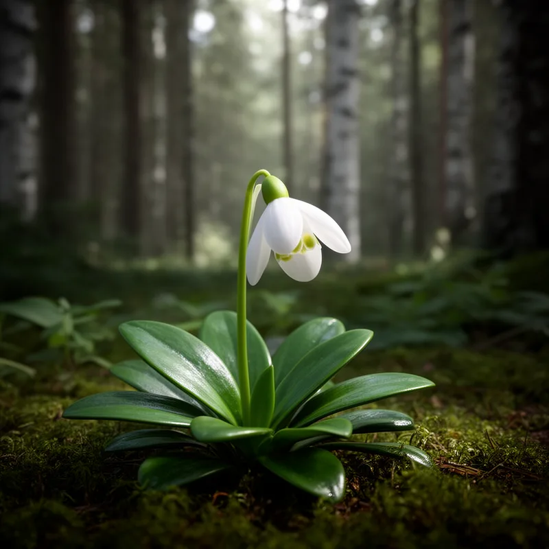 one-flowered wintergreen
