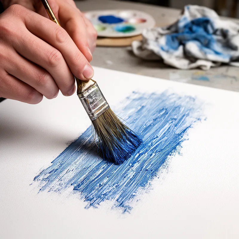 to dry brush
