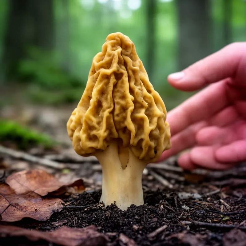 saddled-shaped false morel