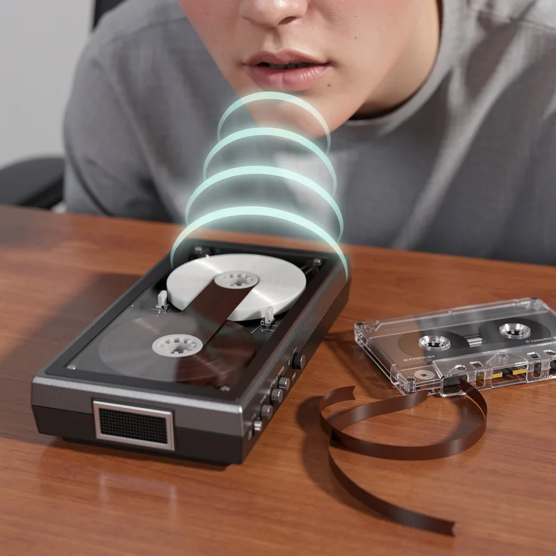 tape-recorded