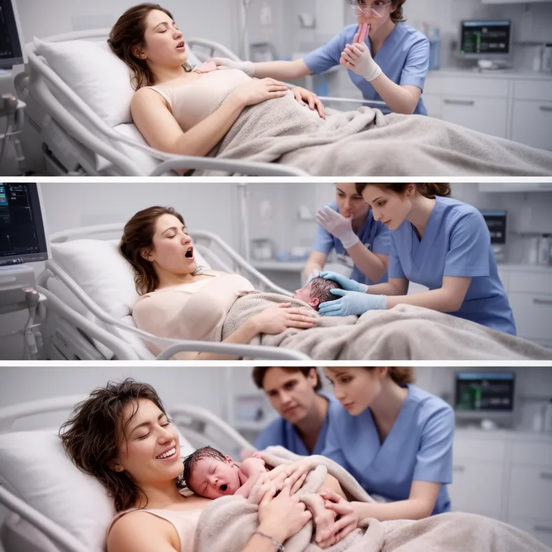 birthing process