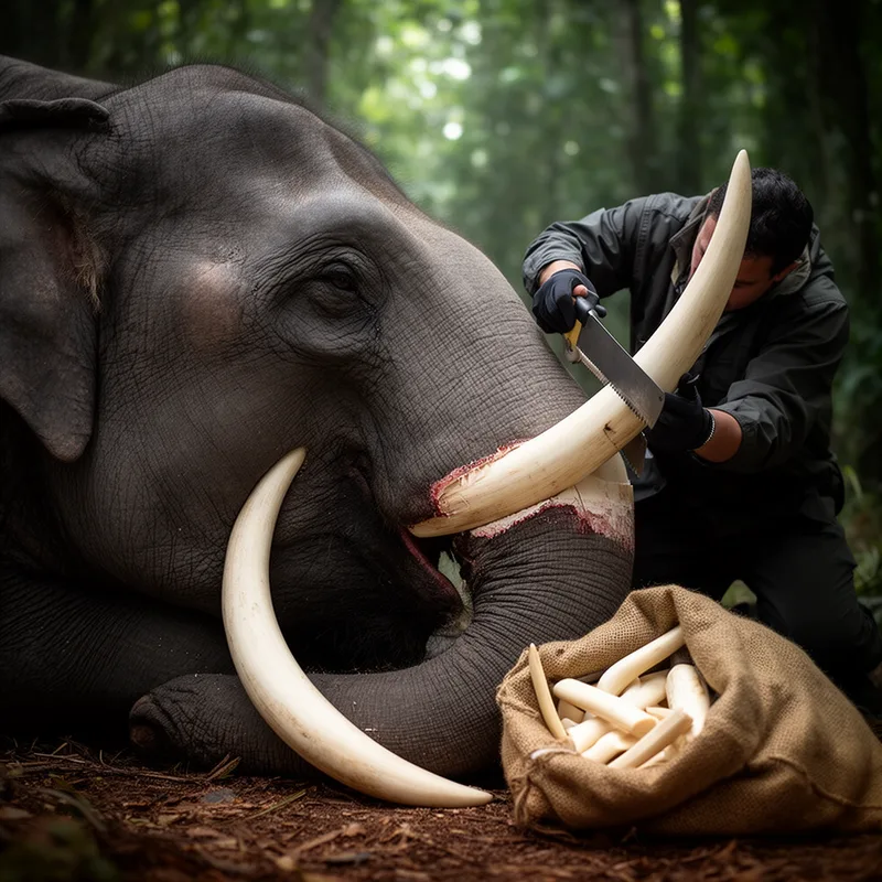 to tusk