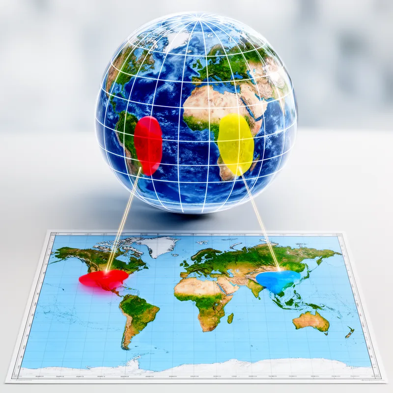 equal-area map projection