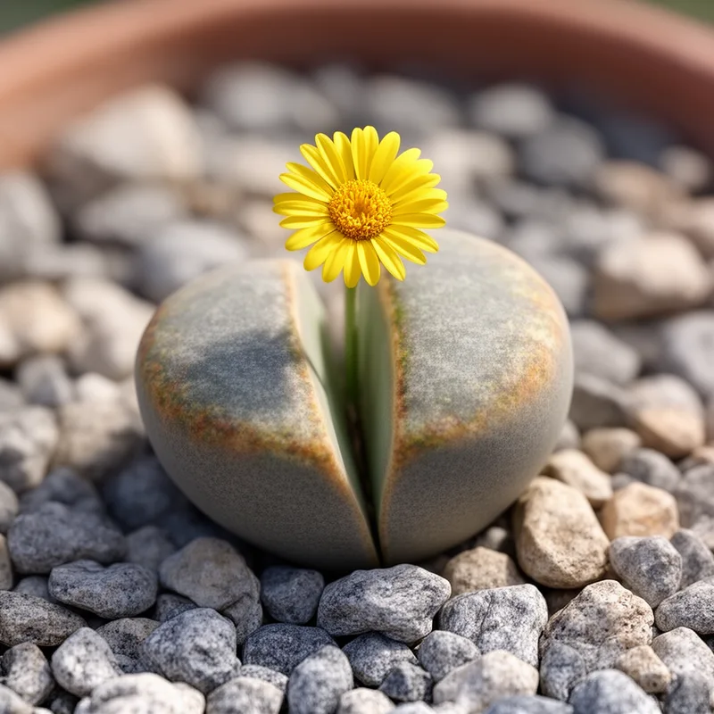 flowering stone