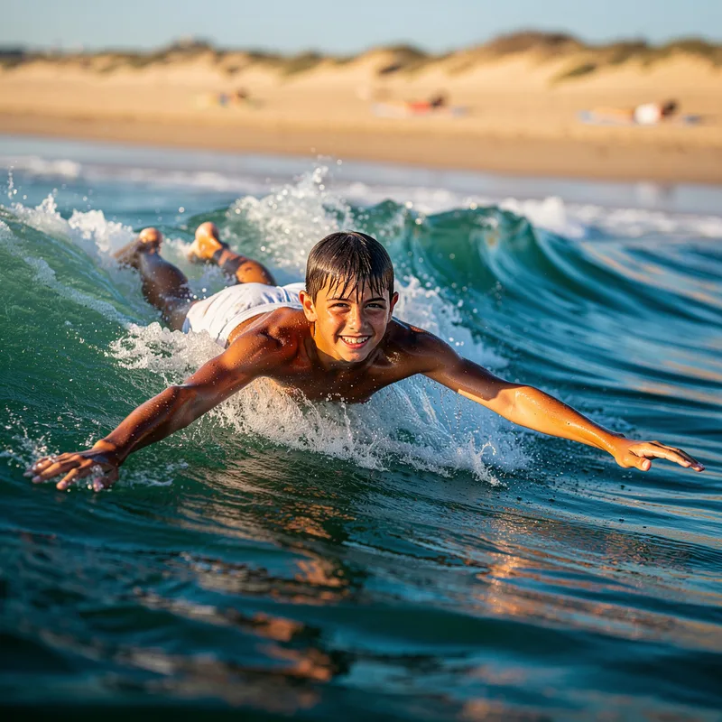 to body-surf