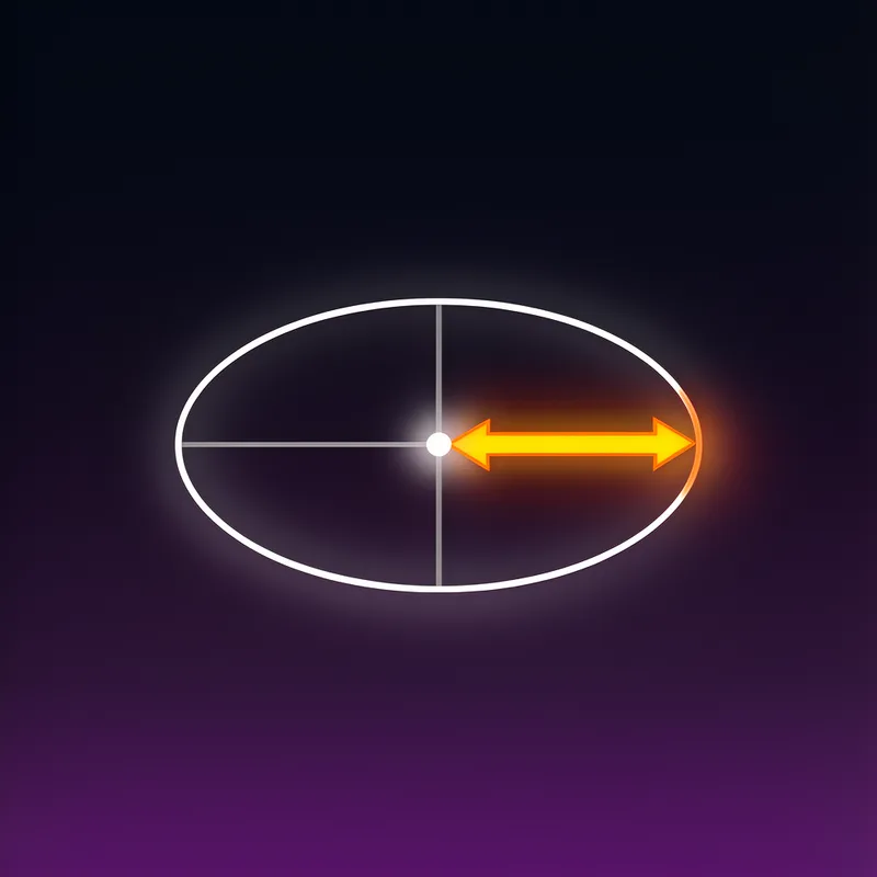 semimajor axis