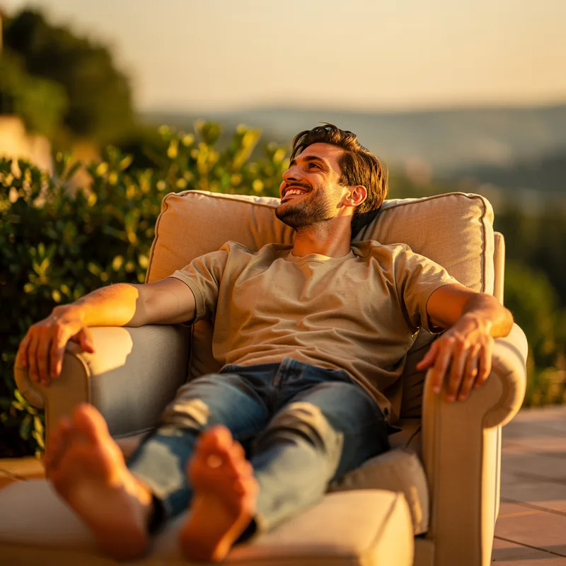 to sit back and enjoy