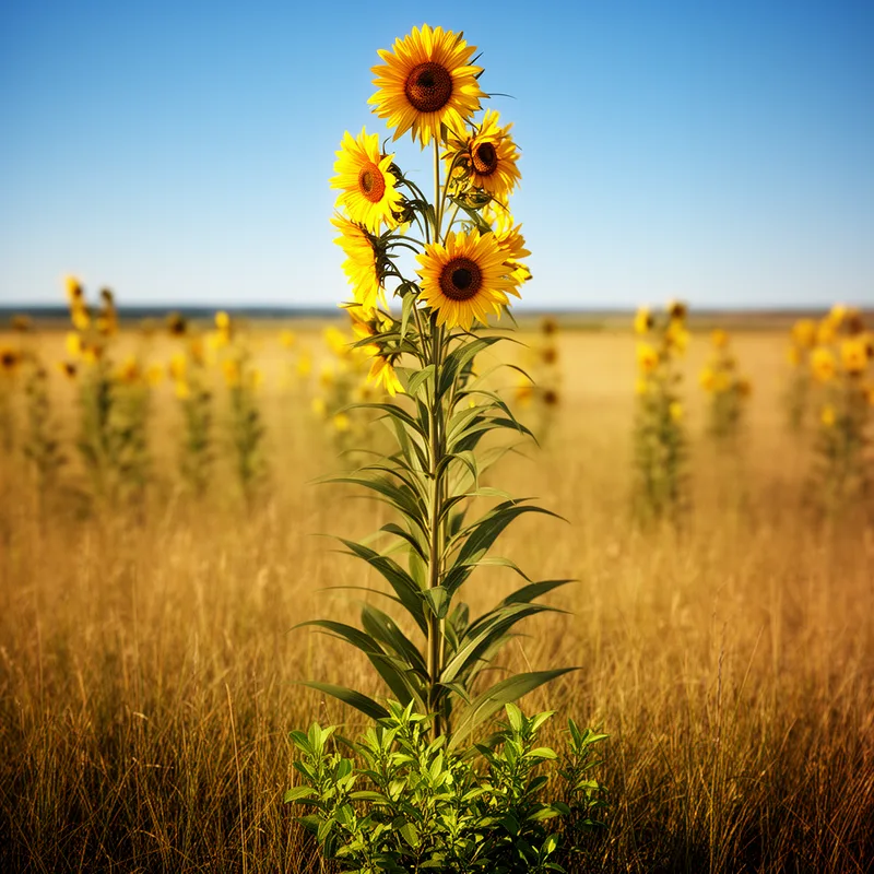 Helianthus maximilianii