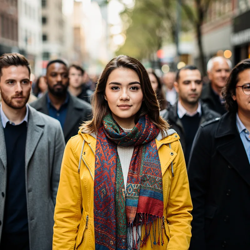 to stand out in a crowd