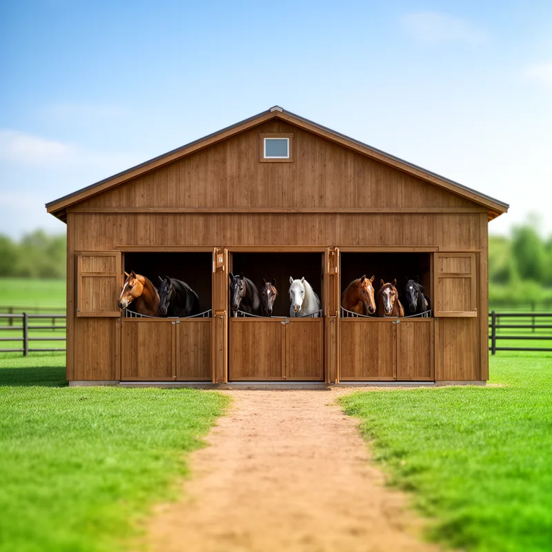 horse barn