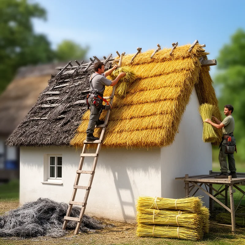 to re-thatch
