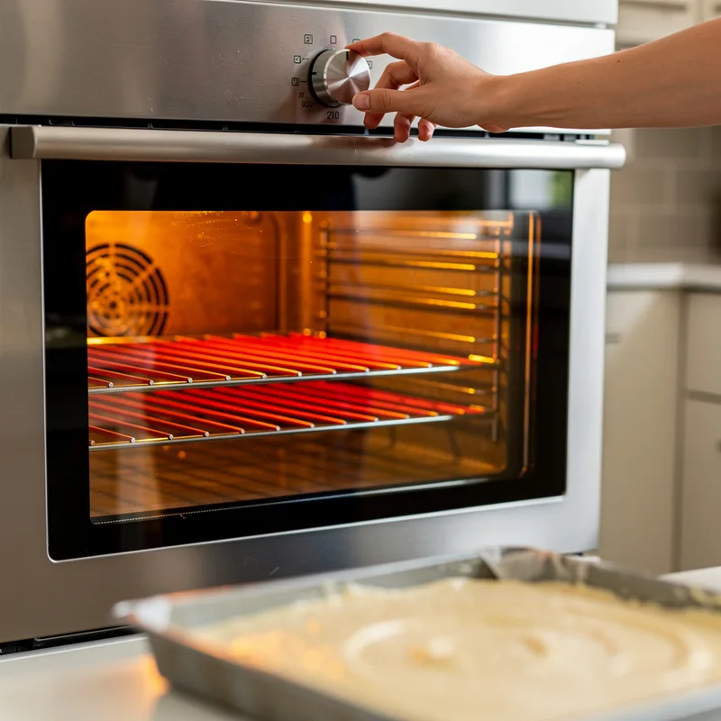 to preheat the oven