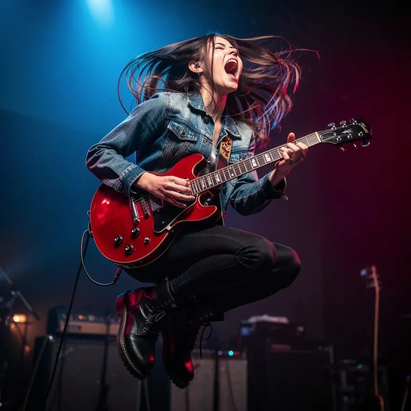 to rock out