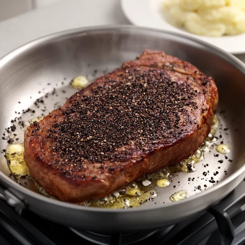 peppered steak