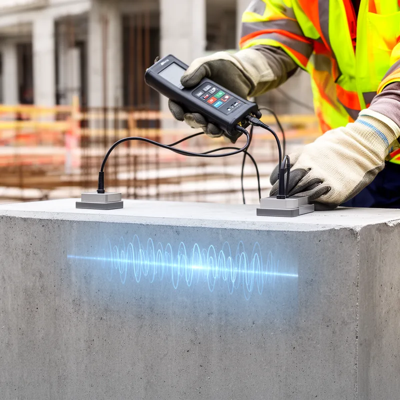 ultrasonic pulse velocity tester