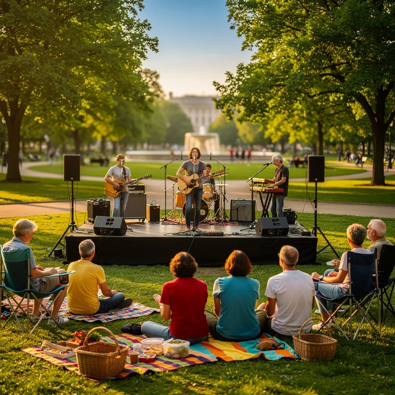 outdoor concert