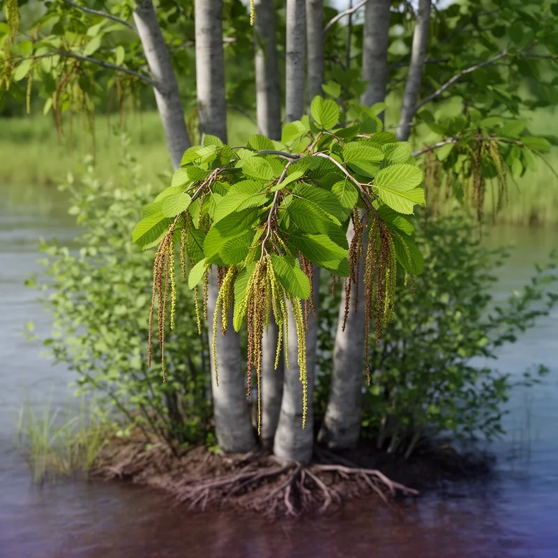 genus Alnus