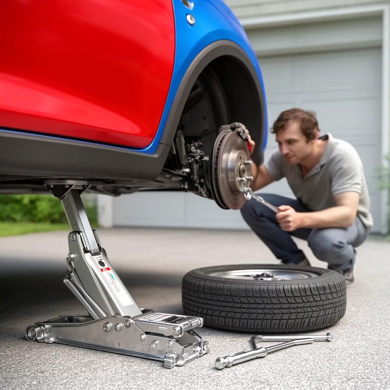 to jack up the car