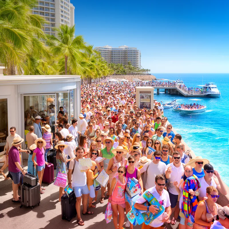 peak tourist season