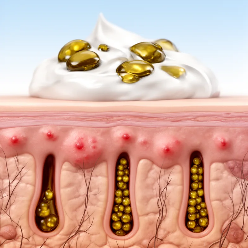 pore clogging ingredient