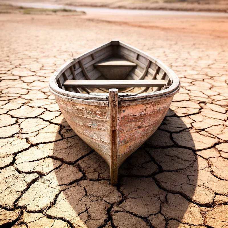 to dry up
