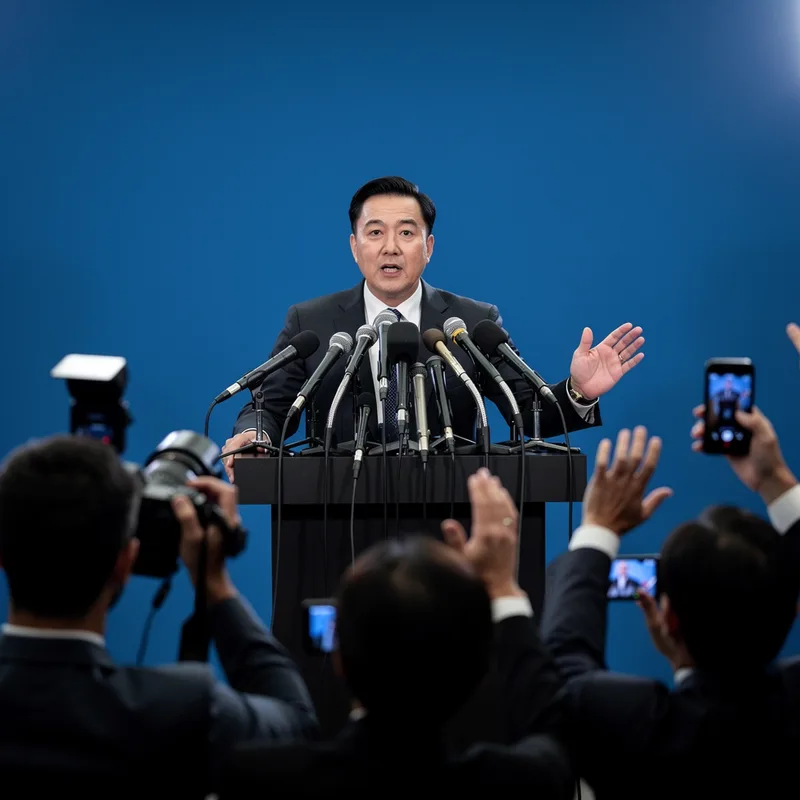 news conference