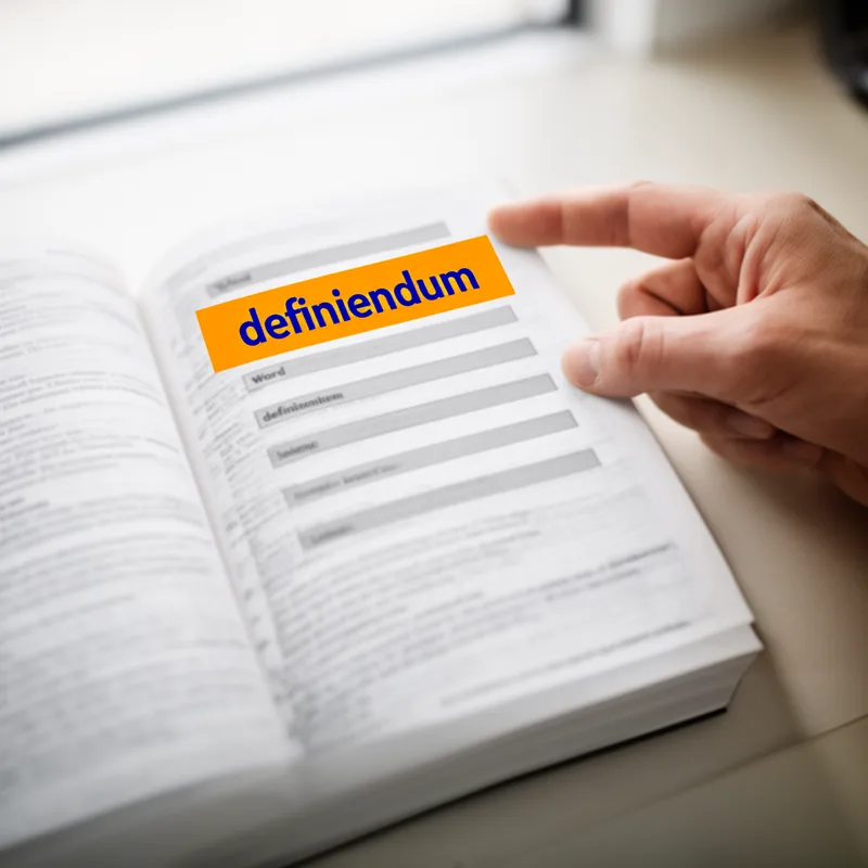 definiendum