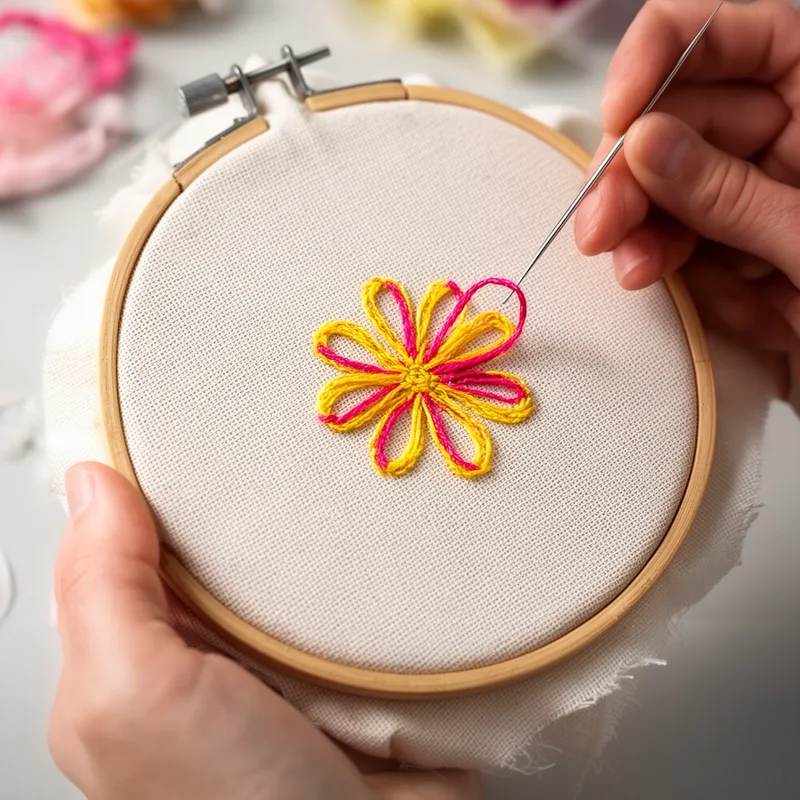 lazy daisy stitch