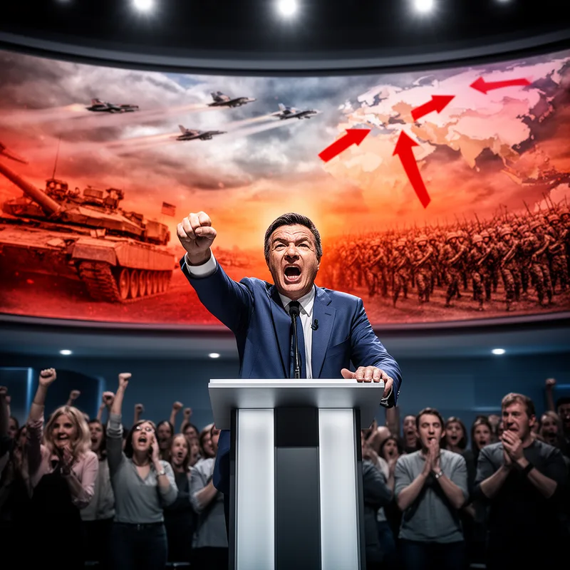 warmonger rhetoric