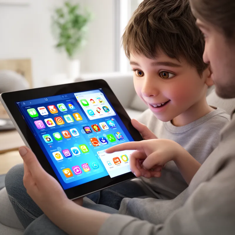 iPad kid