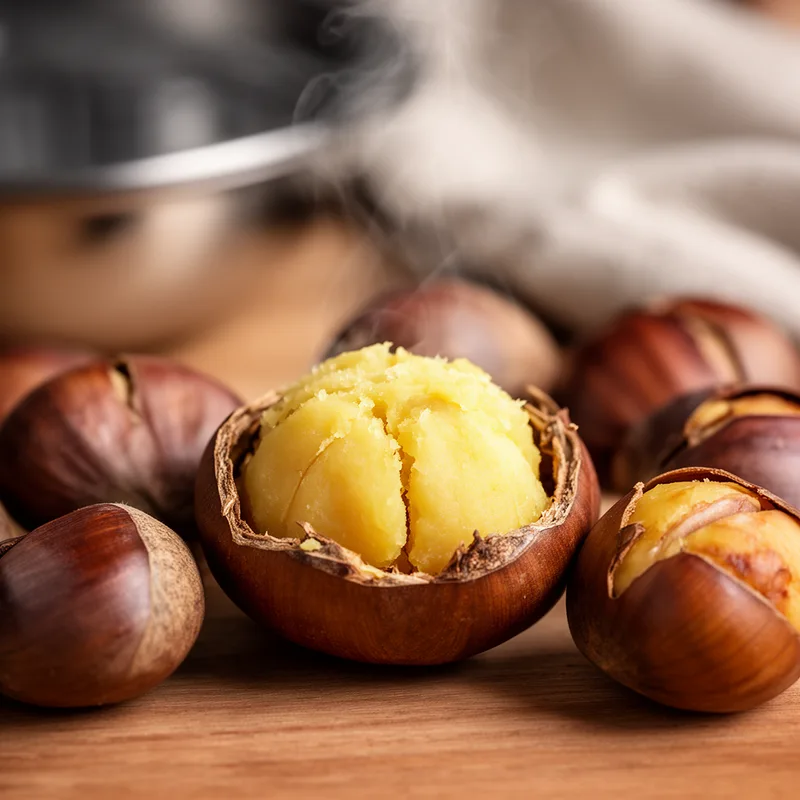 cooked chestnut