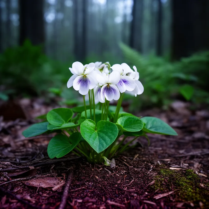 woodland white violet