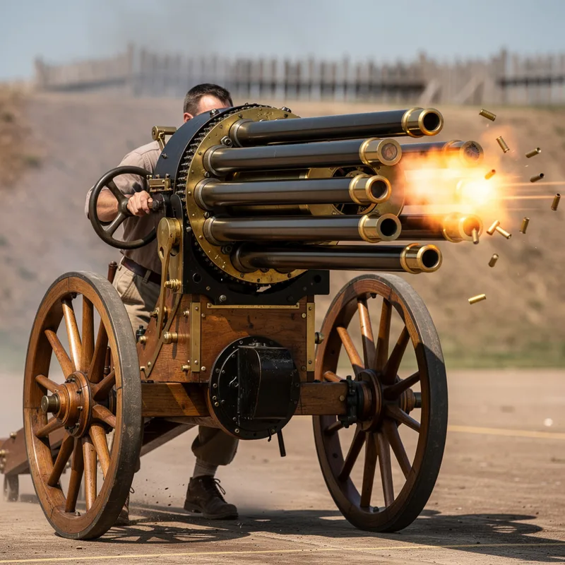 Gatling gun