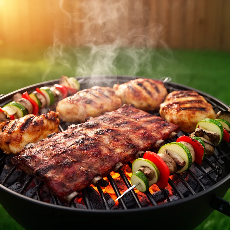 barbecued