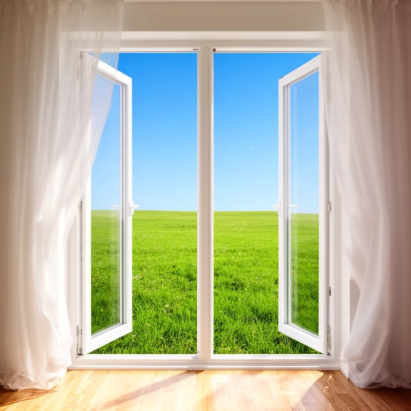 wide open